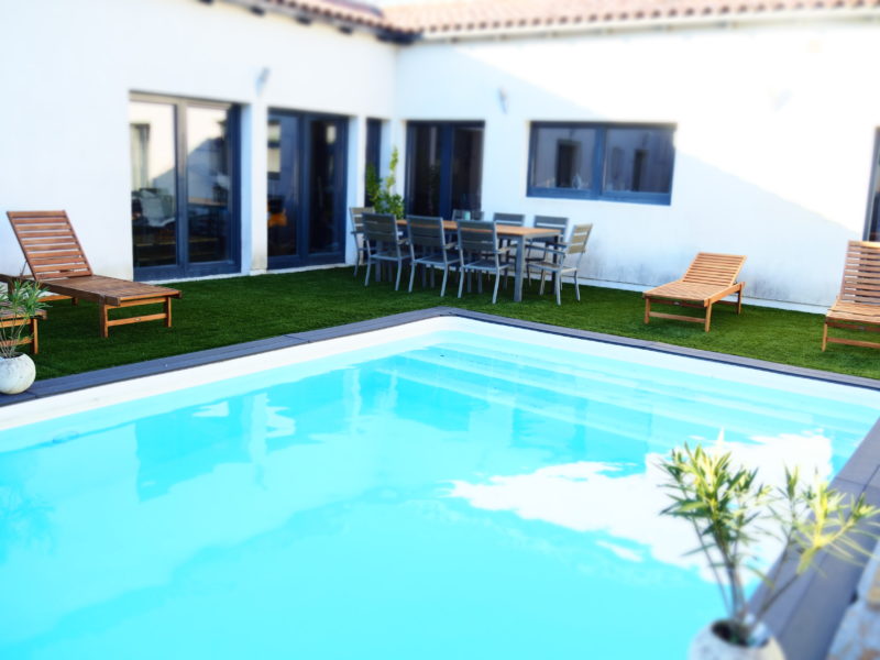 Maison de famille avec piscine privée chauffée 4* "Entre bois et Sel"